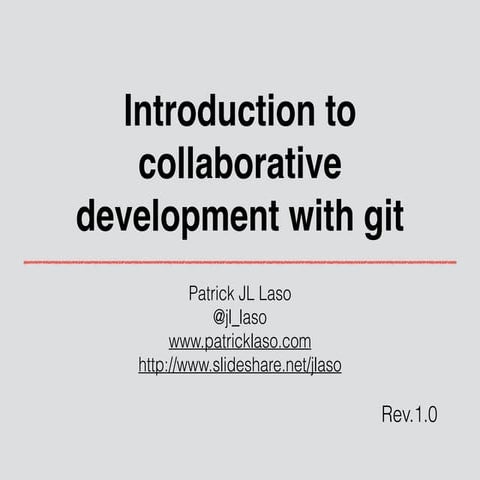 Collaborative development with git | PDF | Web Development | Internet