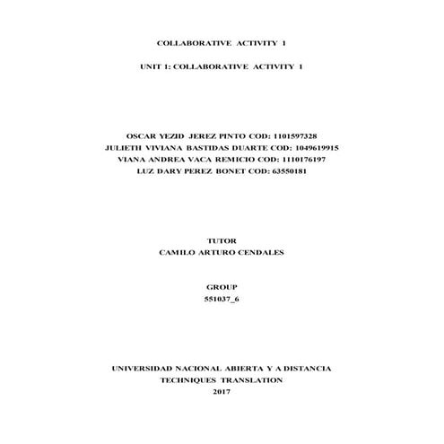 Collaborative activity group6-1