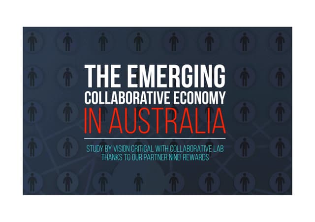The Emerging Collaborative Economy in Australia