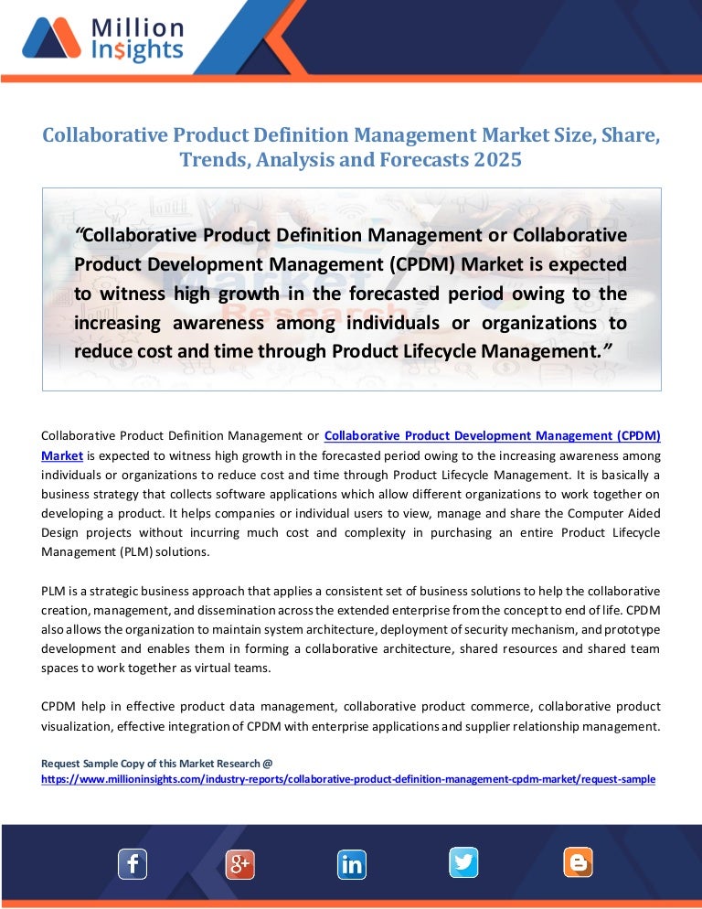 Collaborative Product Definition Management Market Size Share Trend