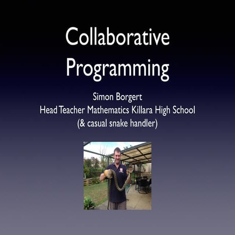 Collaborative programming ppt