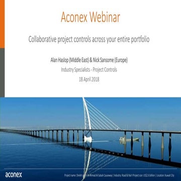 Collaborative project controls across your entire portfolio