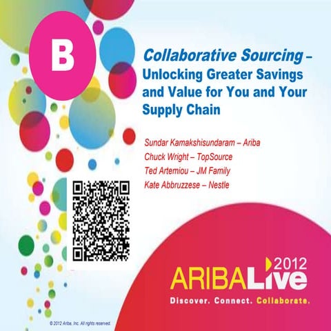 Collaborative Sourcing  -  Unlocking Greater Savings and Value for You and Yo...