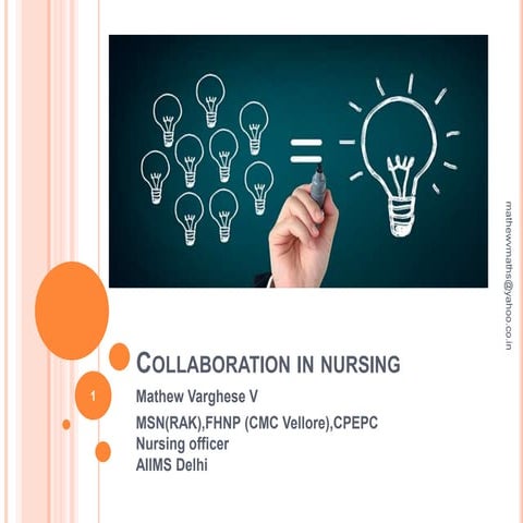 Collabration  in nursing ppt