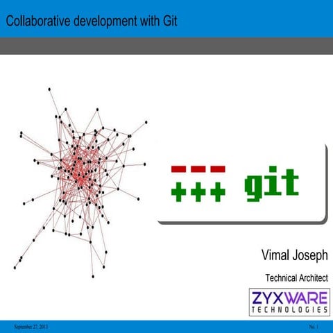 Collaborative development using git, Session conducted at Model ...