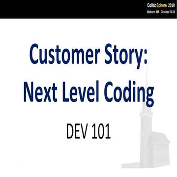 Customer Story: Next Level Coding