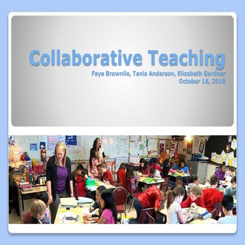 Collab Teaching Project Day 1 2018 | PPTX
