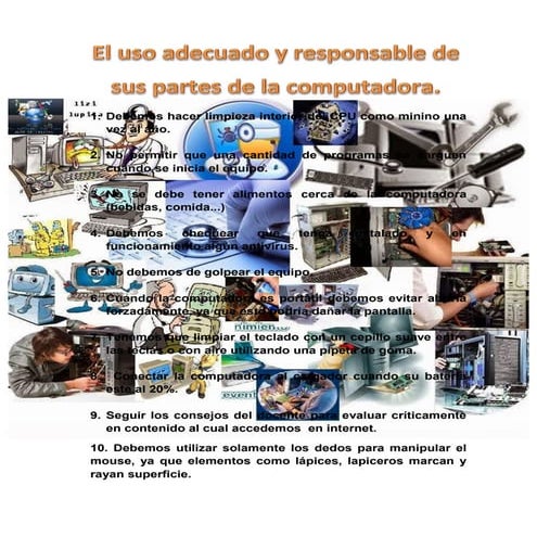 Uso responsable de la computadora | PDF