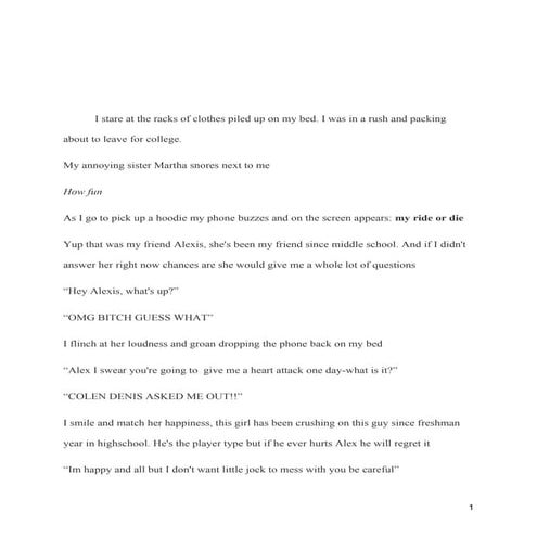 Collage diaries,creative writing etc, diaries