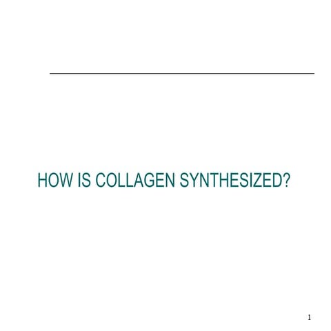collagen synthesis methods in leather processing