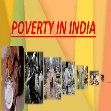  poverty in india