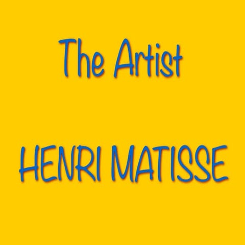 henri matisse kids