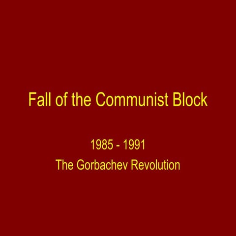 Collapse of the USSR