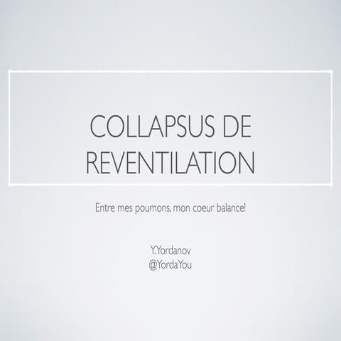 Collapsus de reventilation | PDF