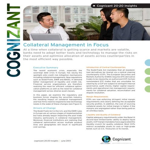 Collateral Management in Focus