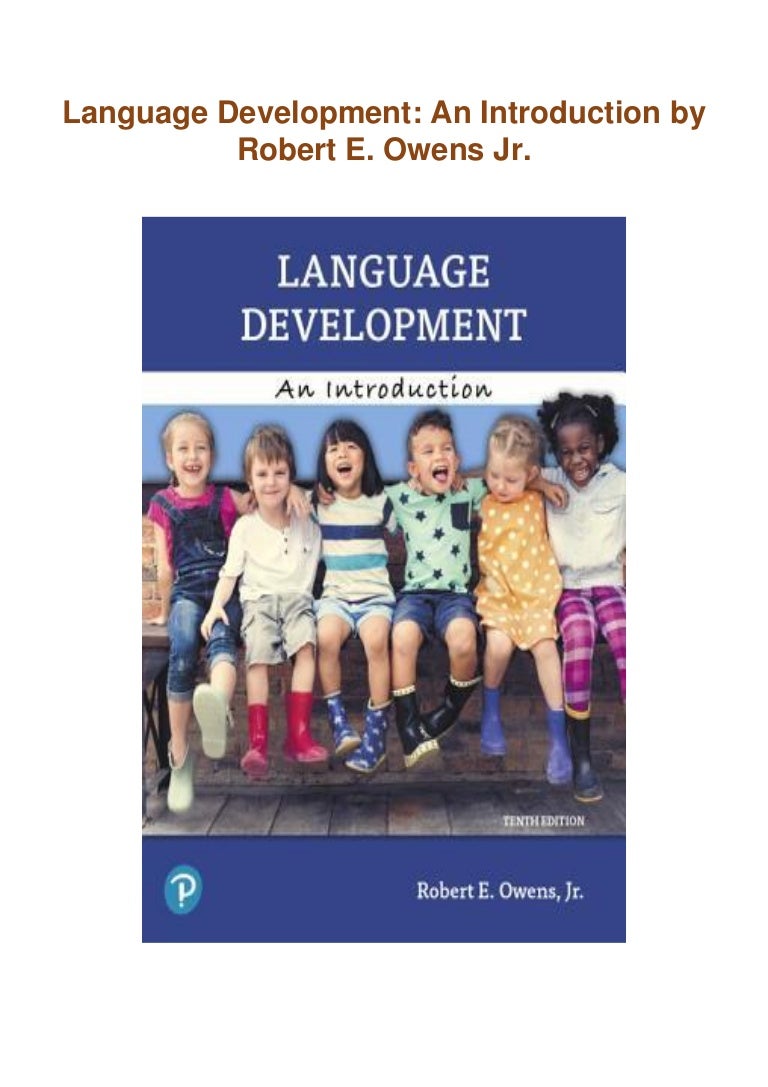 Collectible Book Language Development An Introduction Online Book