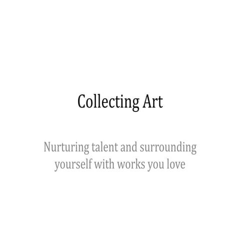 Collecting art