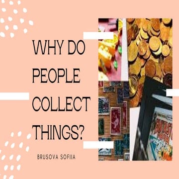 Collecting things is about love or vice versa..pdf