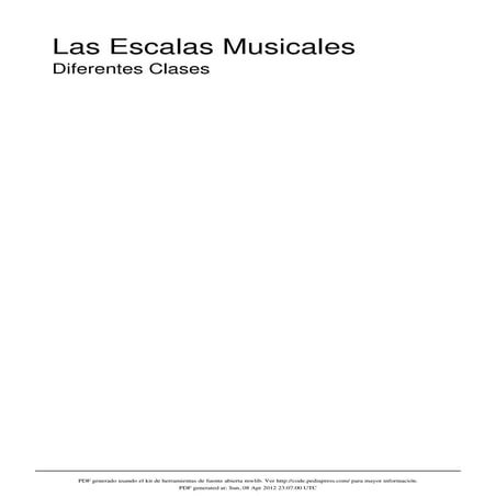 La escala musical ascendente y descendente | PPTX