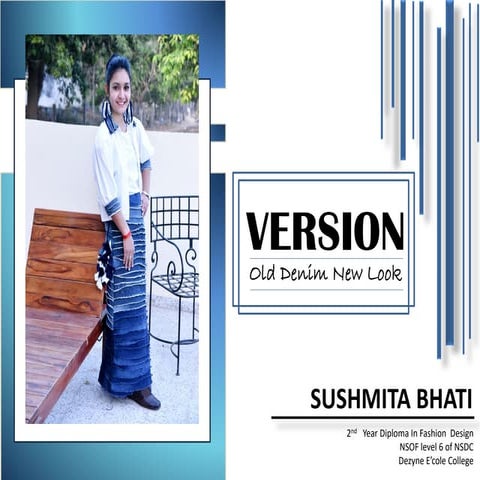 Sushmita Bhati, Diploma Fashion Design Second Year