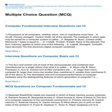 Collection of-cs-multiple-choice-questions-mcqs | PDF