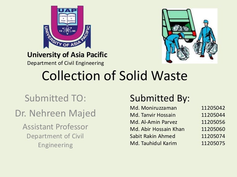 Collection of solid waste