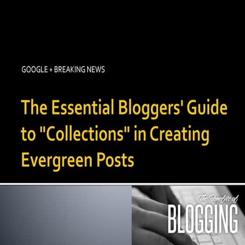The Essential Bloggers' Guide to "Collections" in Creating Evergreen Posts