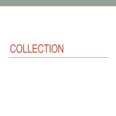 Collections in Java Notes | PDF