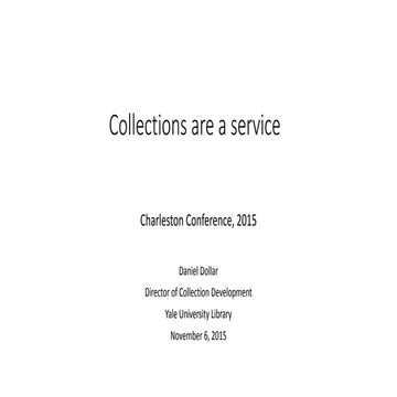 Collections as a service | PDF