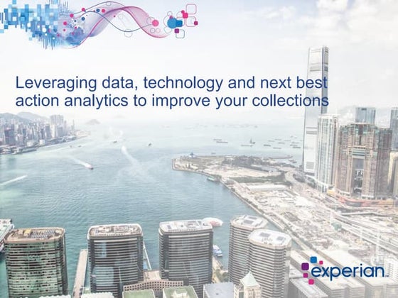Leveraging data, tech and analytics to improve collections