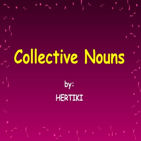 Collective Nouns