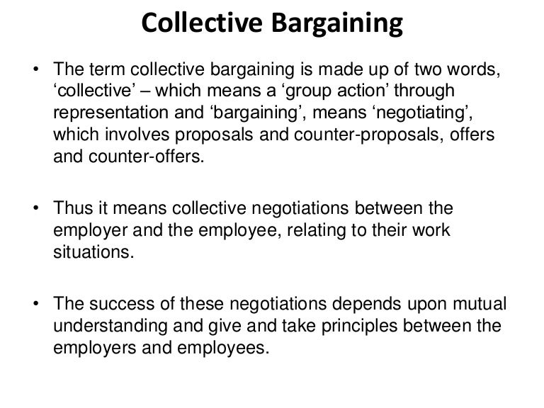 Collective bargaining