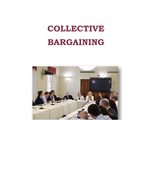 Collective bargaining PDF Collective bargaining PDF