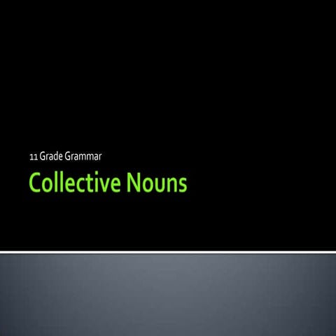 Collective Nouns