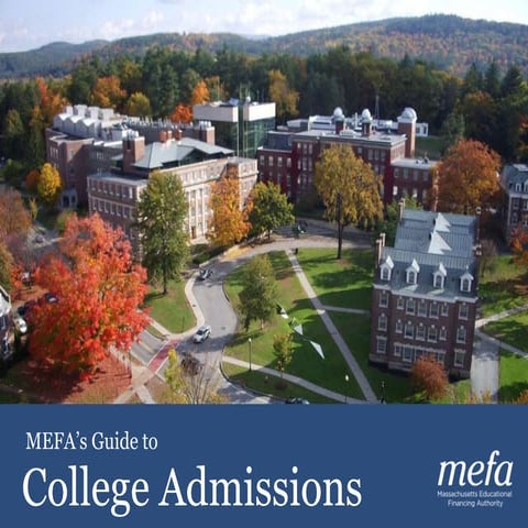 MEFA's Guide to College Admissions