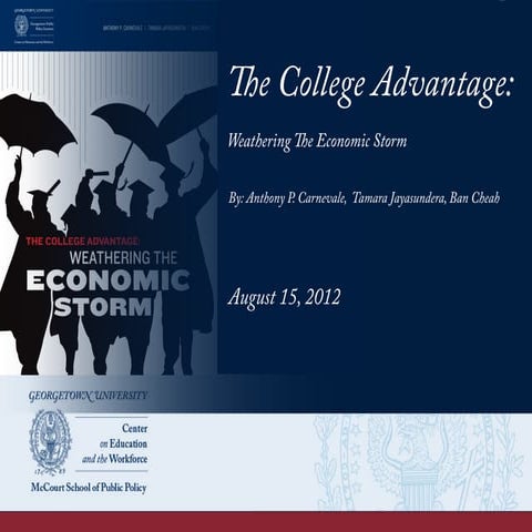 The College Advantage: Weathering the Economic Storm