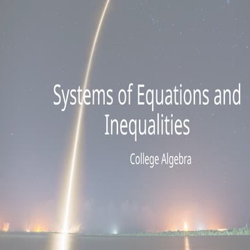 Comprehensive Guide to Solving and Graphing Inequalities in Algebra | PPT