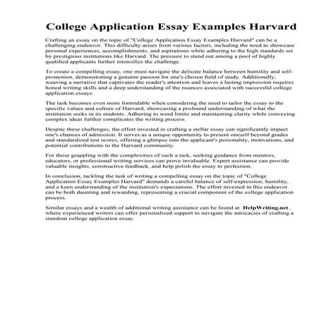 College Application Essay Examples Harvard.pdf