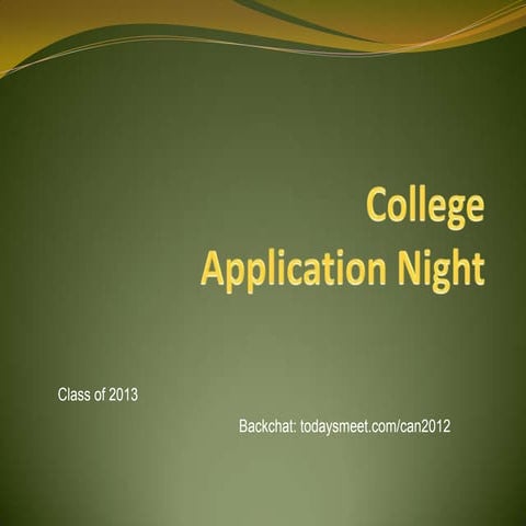 College application night2012.parents final