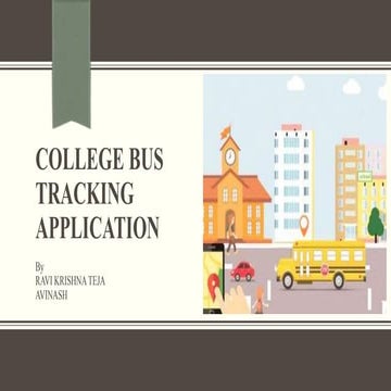 College Bus Tracking Application