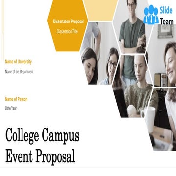 College Campus Event Proposal PowerPoint Presentation Slides