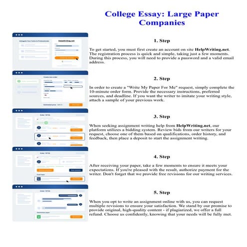 College Essay Large Paper Companies | PDF