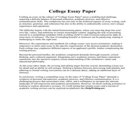 College Essay Paper.pdf