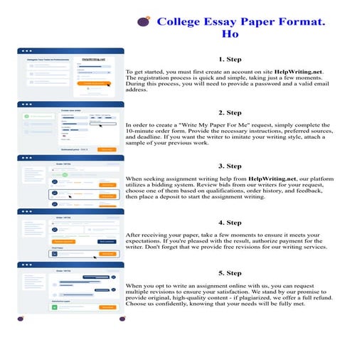 💣 College Essay Paper Format. Ho. Online assignment writing service.
