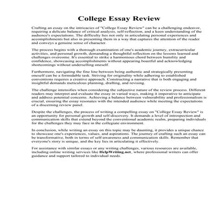 College Essay Review.pdf