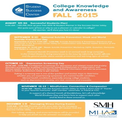 College Knowledge and Awareness Spring 2017 | PDF