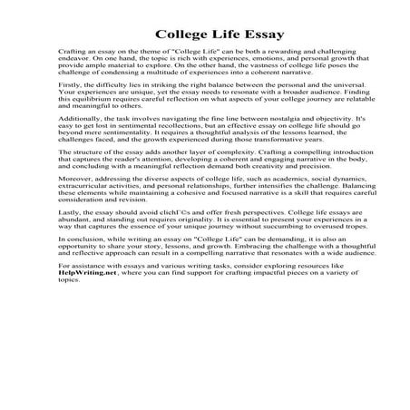 College Life Essay.pdf