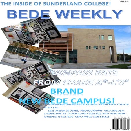College magazine cover