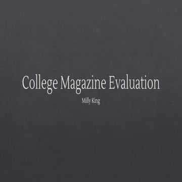 College magazine evaluation.pptx