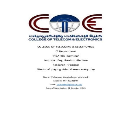 College of telecome  research proposal